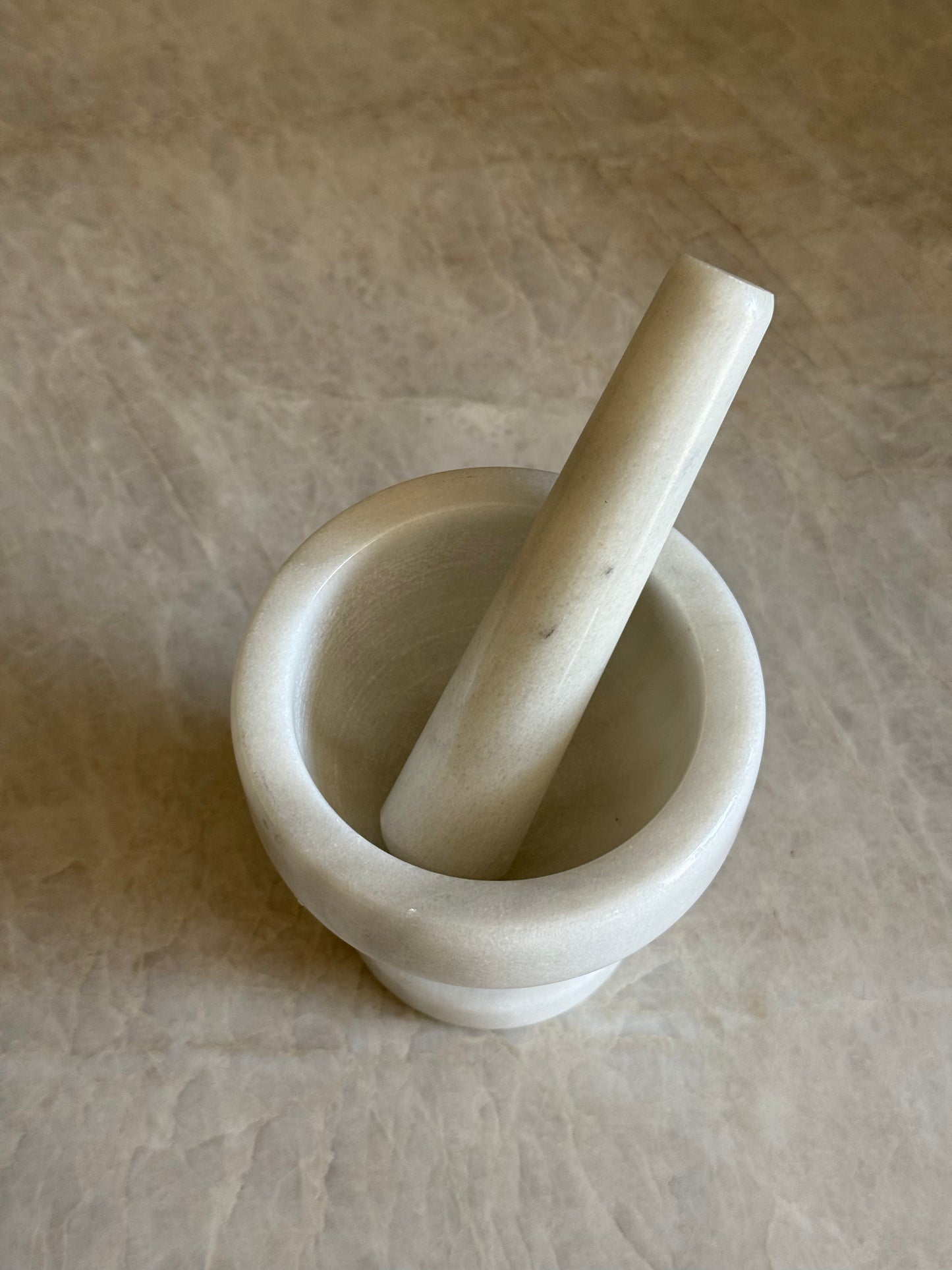 Marble Mortar & Pestle
