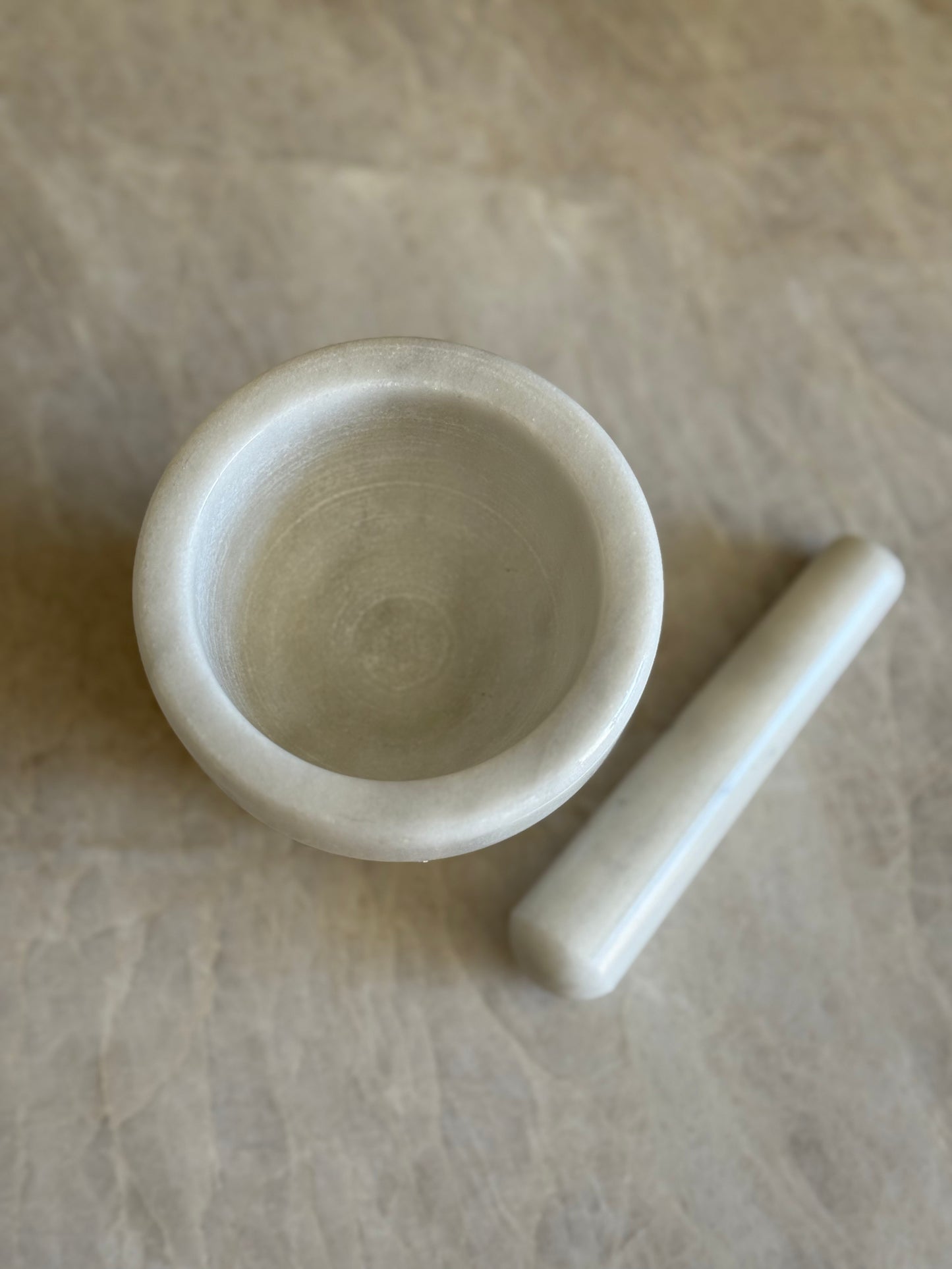 Marble Mortar & Pestle