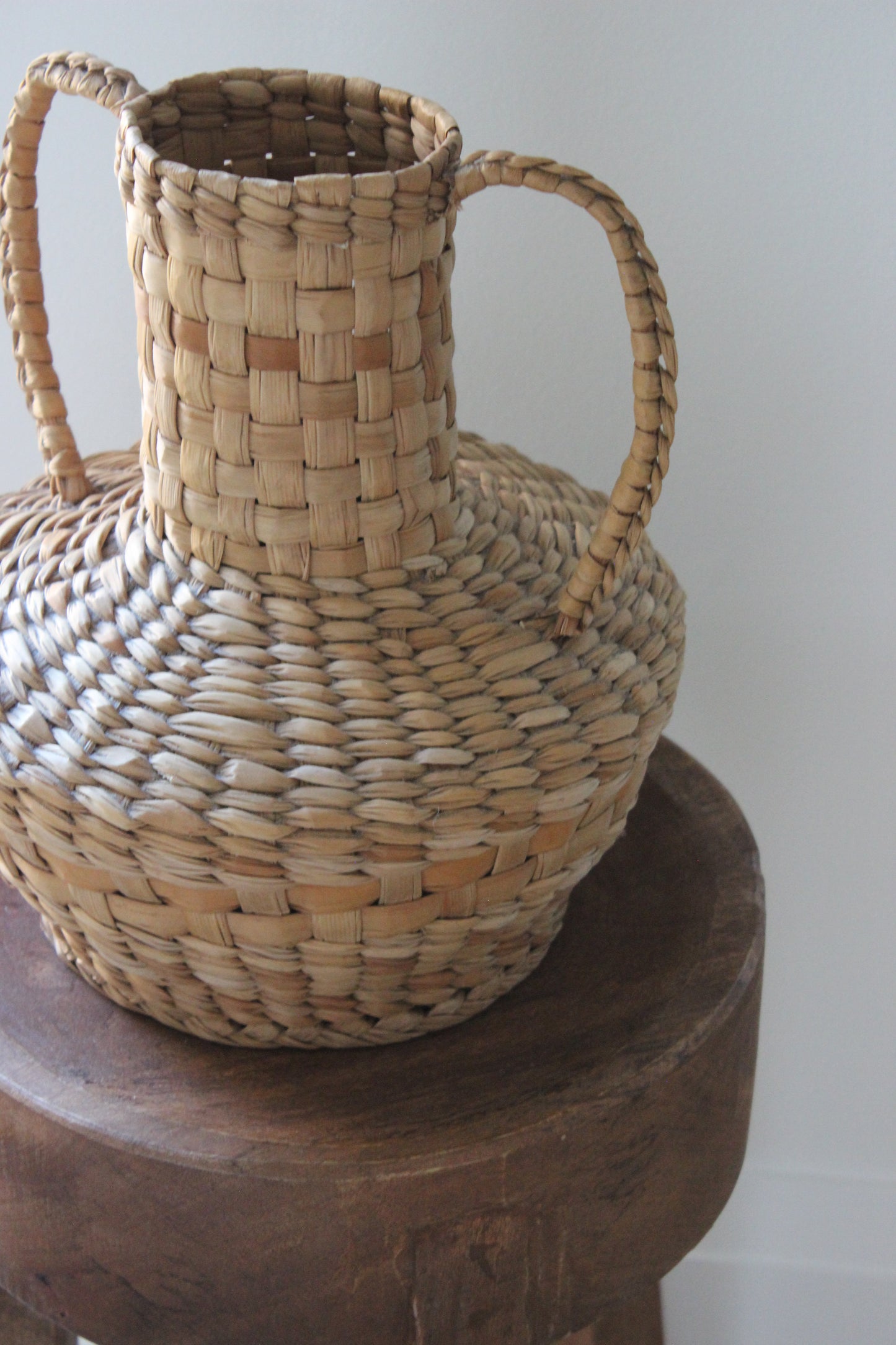 Handwoven Wicker Vase