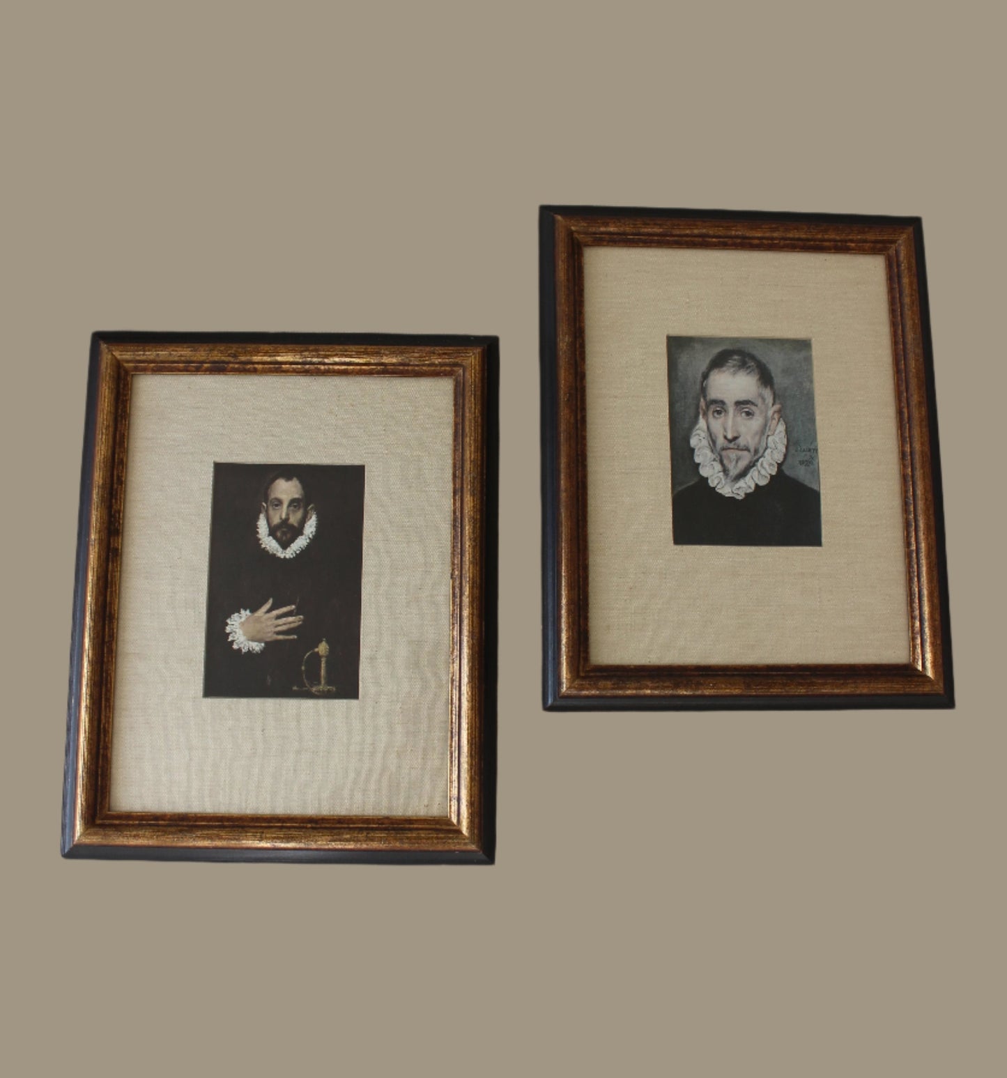 Vintage El Greco Portrait Set