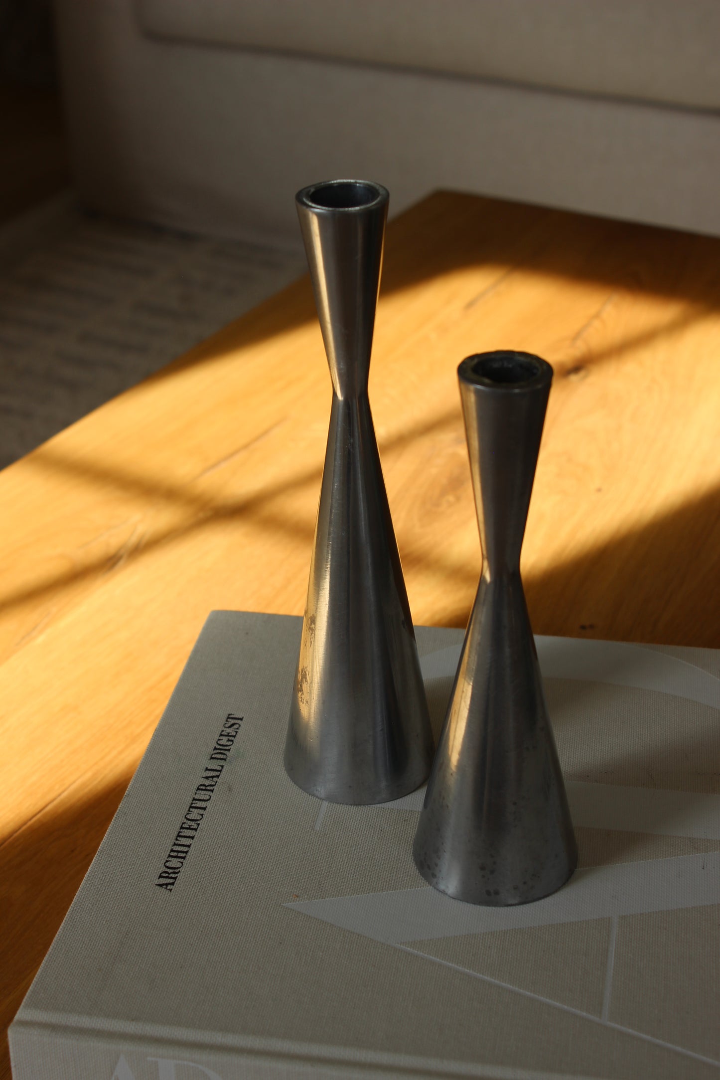 Vintage Brutalist Candleholders